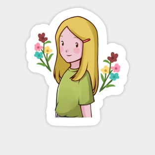 girl aesthetic Sticker